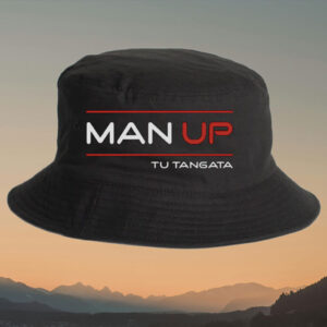 Man Up Tu Tangata Bucket Hat