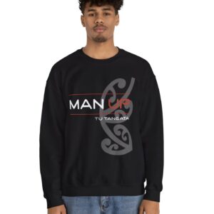 Man Up Tu Tangata Crewneck Sweatshirt