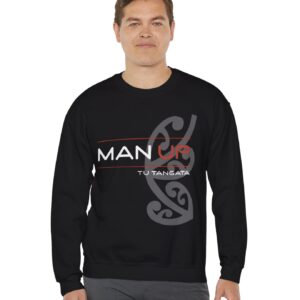 Man Up Tu Tangata Crewneck Sweatshirt