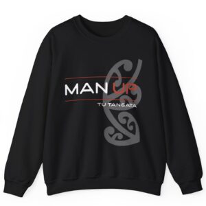 Man Up Tu Tangata Crewneck Sweatshirt