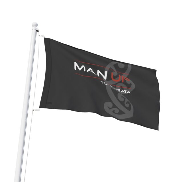 Man Up Tu Tangata Flag