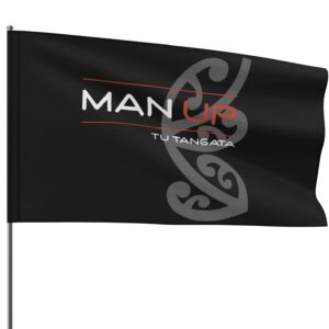 Man Up Tu Tangata Flag