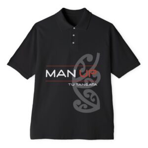 Man Up Tu Tangata Polo Shirt