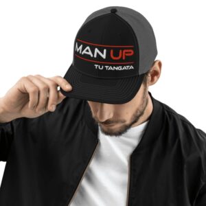 Man Up Tu Tangata Snapback Trucker Cap