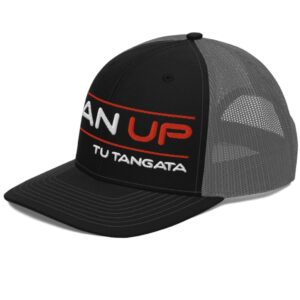 Man Up Tu Tangata Snapback Trucker Cap