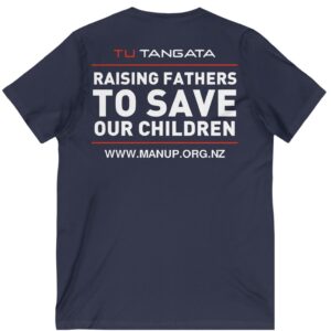 Man Up Tu Tangata V-Neck T-Shirt