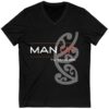 Man Up Tu Tangata V-Neck T-Shirt