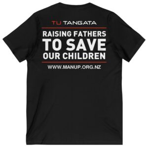 Man Up Tu Tangata V-Neck T-Shirt
